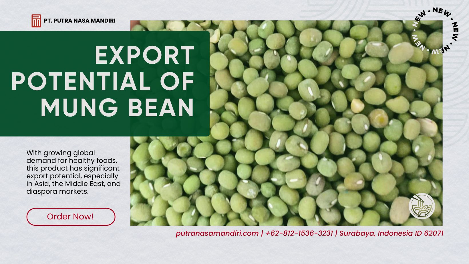Export Potential of Mung Bean Bubur Buthek by PT Putra Nasa Mandiri