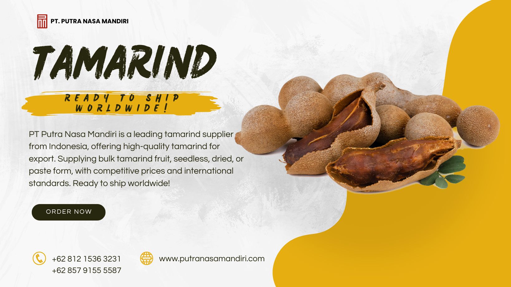PT Putra Nasa Mandiri: Leading Tamarind Supplier from Indonesia for Global Export
